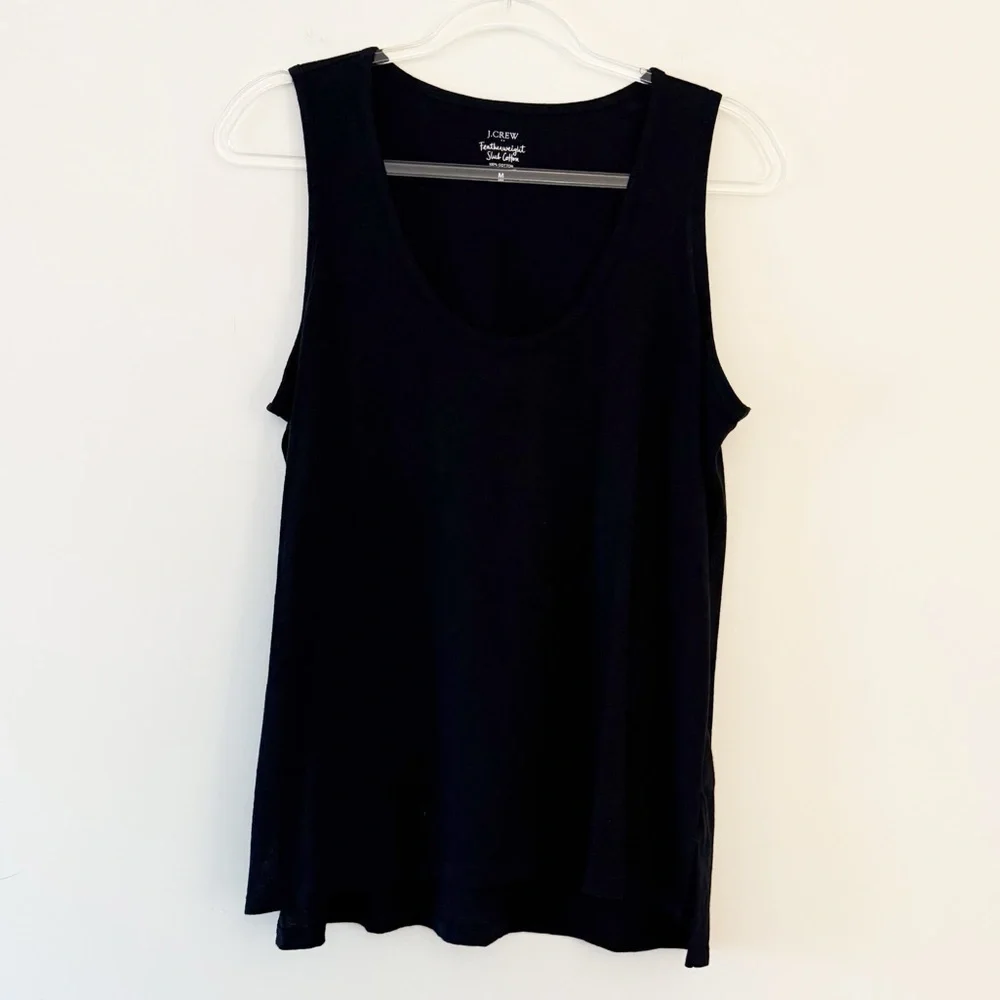 J. Crew Featherweight Slub Cotton Tank Top